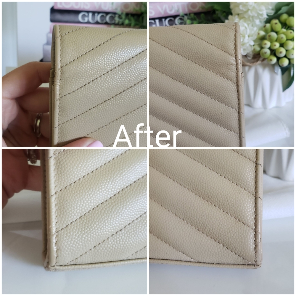 *SOLD* Authentic Pre-owned Saint Laurent Cassandre Grain De Poudre Envelope Bag - Picture 14 of 16